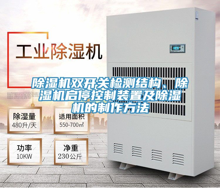除濕機(jī)雙開關(guān)檢測結(jié)構(gòu)、除濕機(jī)啟?？刂蒲b置及除濕機(jī)的制作方法