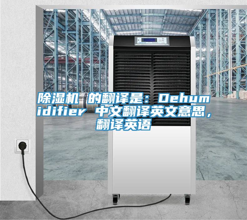 除濕機(jī) 的翻譯是：Dehumidifier 中文翻譯英文意思，翻譯英語