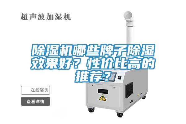 除濕機(jī)哪些牌子除濕效果好？性價比高的推薦？