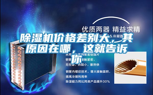 除濕機價格差別大，其原因在哪，這就告訴你