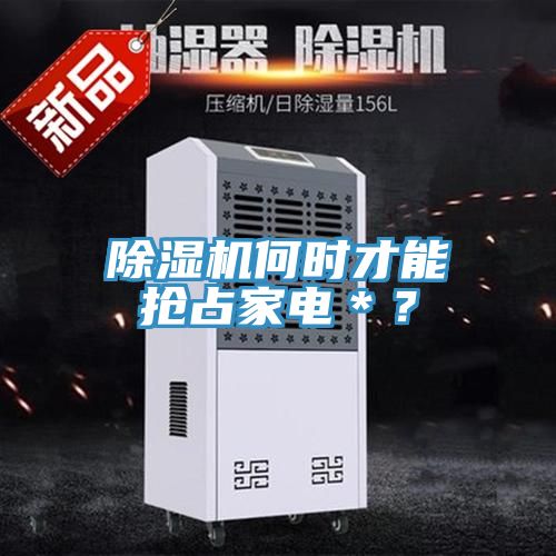 除濕機(jī)何時(shí)才能搶占家電＊？