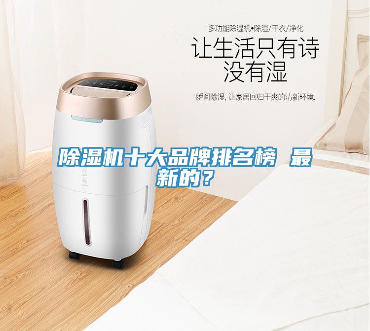 除濕機十大品牌排名榜 最新的？