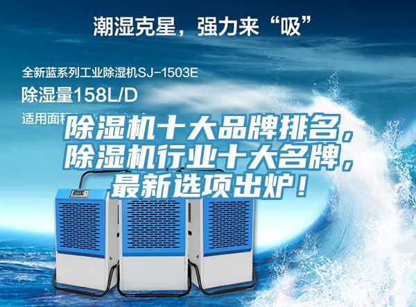 除濕機(jī)十大品牌排名，除濕機(jī)行業(yè)十大名牌，最新選項(xiàng)出爐！