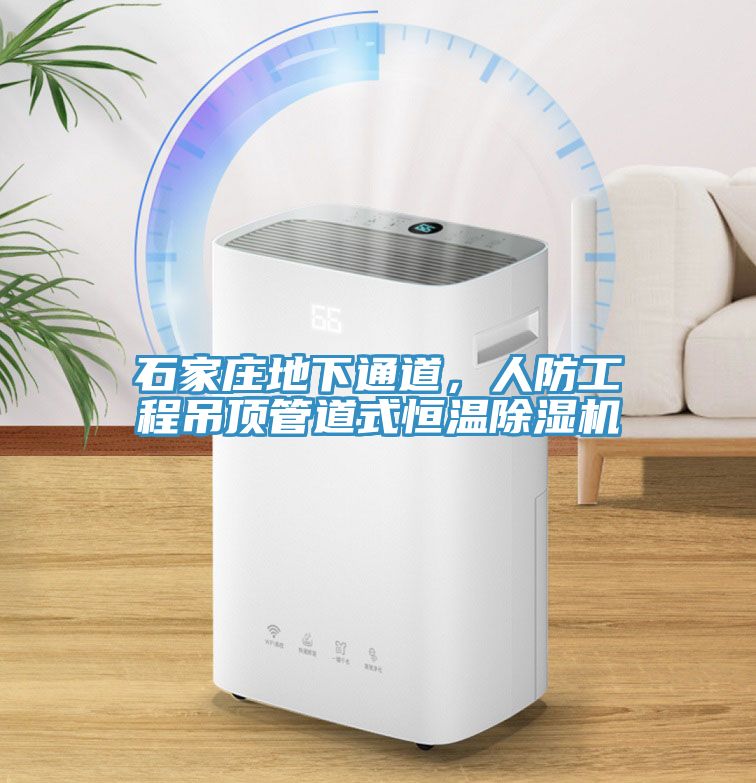 石家莊地下通道，人防工程吊頂管道式恒溫除濕機(jī)