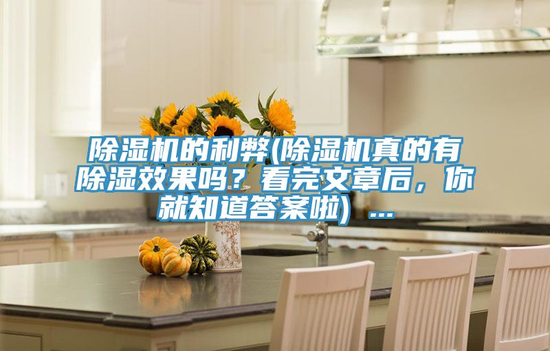 除濕機的利弊(除濕機真的有除濕效果嗎？看完文章后，你就知道答案啦) ...