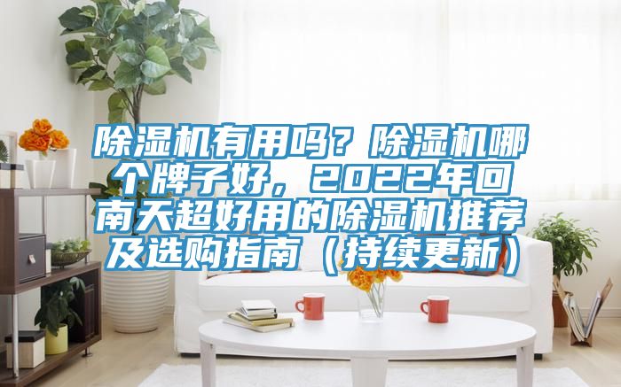 除濕機(jī)有用嗎？除濕機(jī)哪個牌子好，2022年回南天超好用的除濕機(jī)推薦及選購指南（持續(xù)更新）