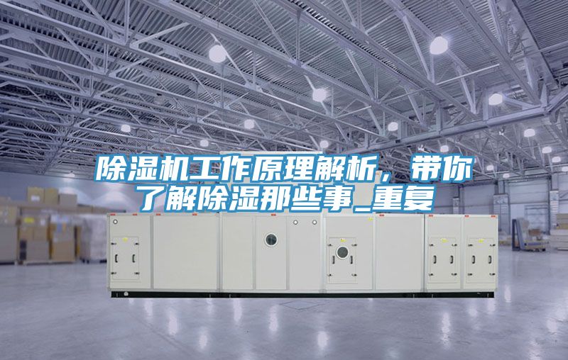 除濕機工作原理解析，帶你了解除濕那些事_重復