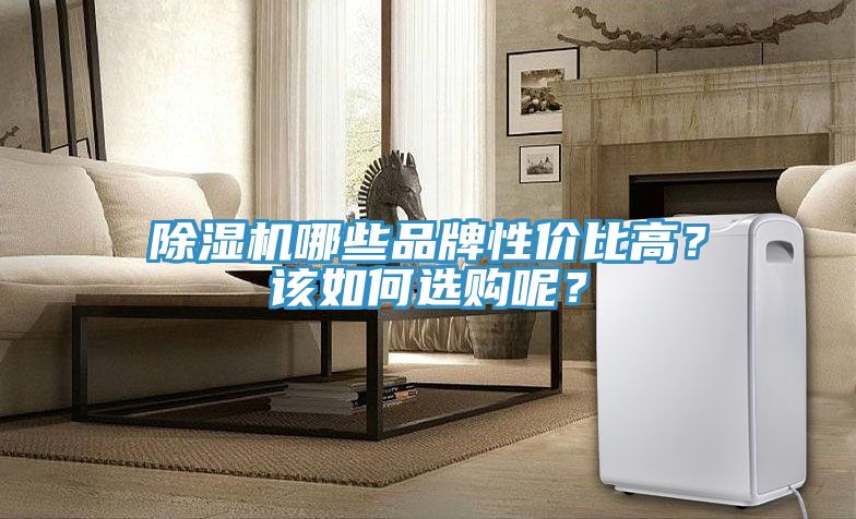 除濕機哪些品牌性價比高？該如何選購呢？