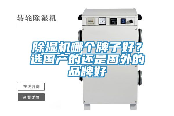 除濕機(jī)哪個(gè)牌子好？選國(guó)產(chǎn)的還是國(guó)外的品牌好