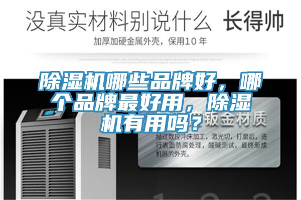 除濕機哪些品牌好，哪個品牌最好用，除濕機有用嗎？